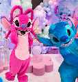 Stich e angel personagens vivos cover