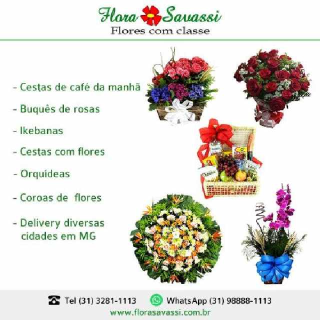 Foto 1 - Belo horizonte floricultura cesta de caf coroas